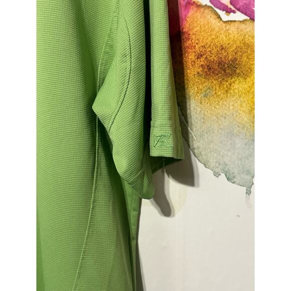 Mens Cutter And Buck Green Golf Polo Size XL Drytec Moisture Wicking - Picture 2 of 6